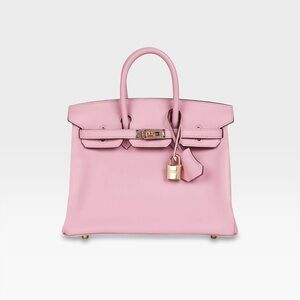 Hermès - Birkin 25 - Mauve Sylvestre Swift